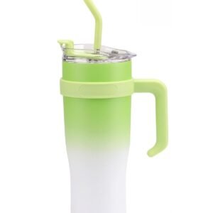 Gatimaan 1200 ML Sipper Tumbler with Steel Straw (Green)
