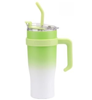 Gatimaan 1200 ML Sipper Tumbler with Steel Straw (Green)