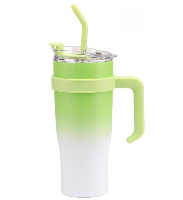 Gatimaan 1200 ML Sipper Tumbler with Steel Straw (Green)