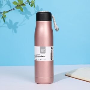 Gatimaan Stainless Steel Insulated Water Bottle (Rose Gold)