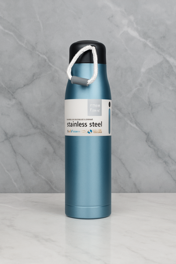 Gatimaan Stainless Steel Insulated Water Bottle (Blue)