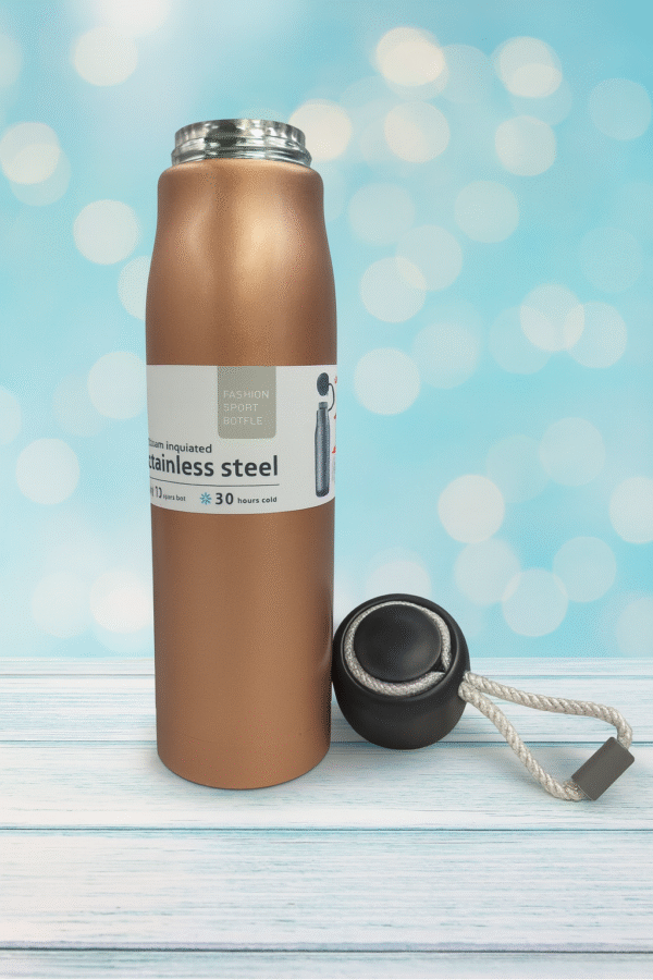 Gatimaan Stainless Steel Insulated Water Bottle (Gold) - Image 2