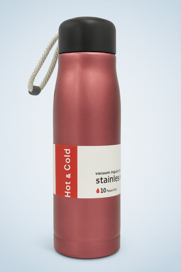 Gatimaan Stainless Steel Insulated Water Bottle (Rose Gold) - Image 4