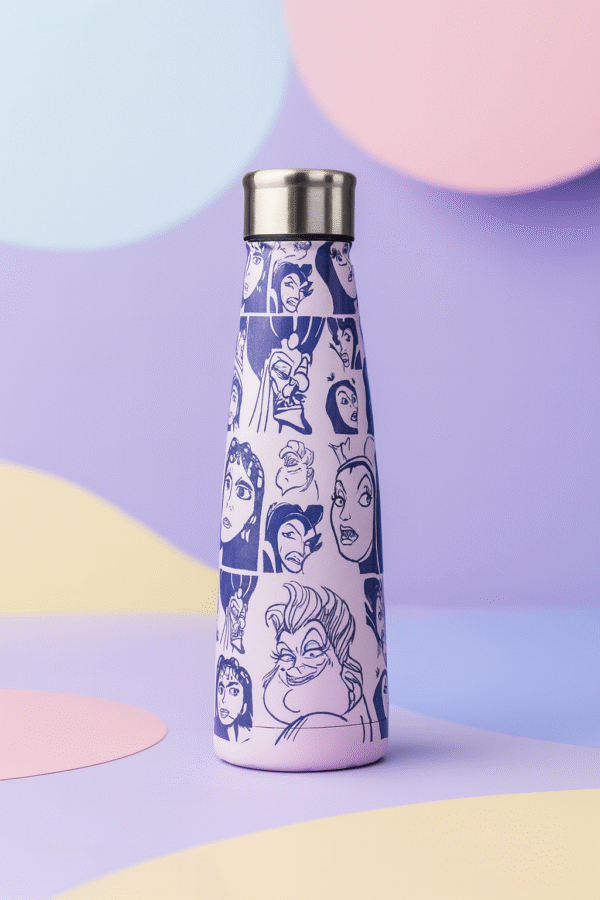 Gatimaan Designer Sketch Print Vacuum Bottle