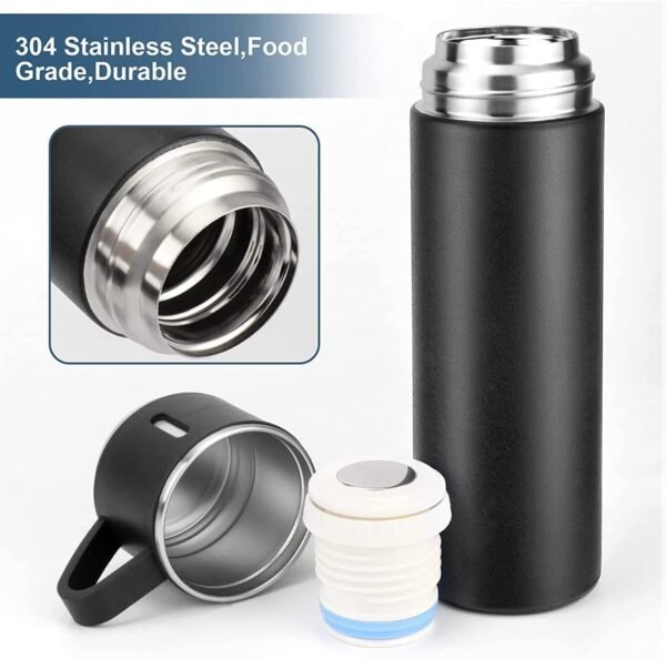 Gatimaan Vacuum Flask Set 500ML Stainless Steel Thermos Bottle - Image 4