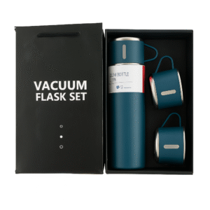 Gatimaan Stainless Steel Vacuum Flask Set Blue