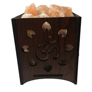 Gatimaan Rock Salt Om Lamp
